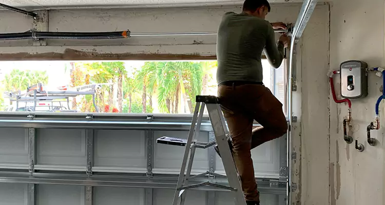 Garage Door Tension Spring Replacement in Holiday, FL