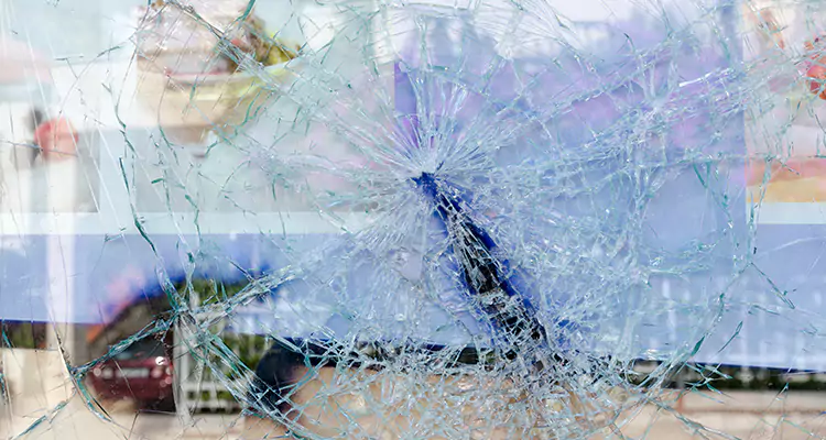 Cracked Glass Balcony Door Repair in Alafaya, FL